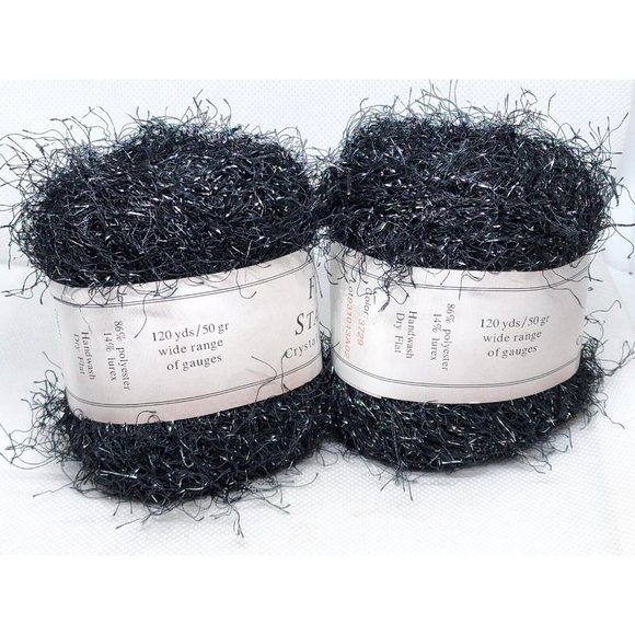 Fizz Stardust Crystal Palace 120yd/50gr Wide Range Of Gauges Poly/Lurex Yarn - Picture 8 of 12
